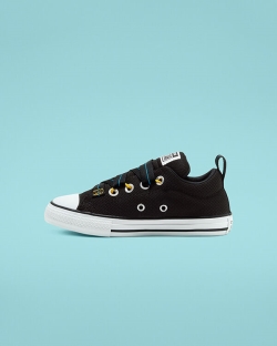 Converse Z-Street Chuck Taylor All Star Lány Rövidszárú Fekete/Fehér | RHPNQZT-HU